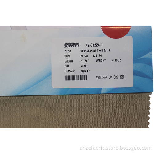 100% tencel twill fabric for home textile/garment